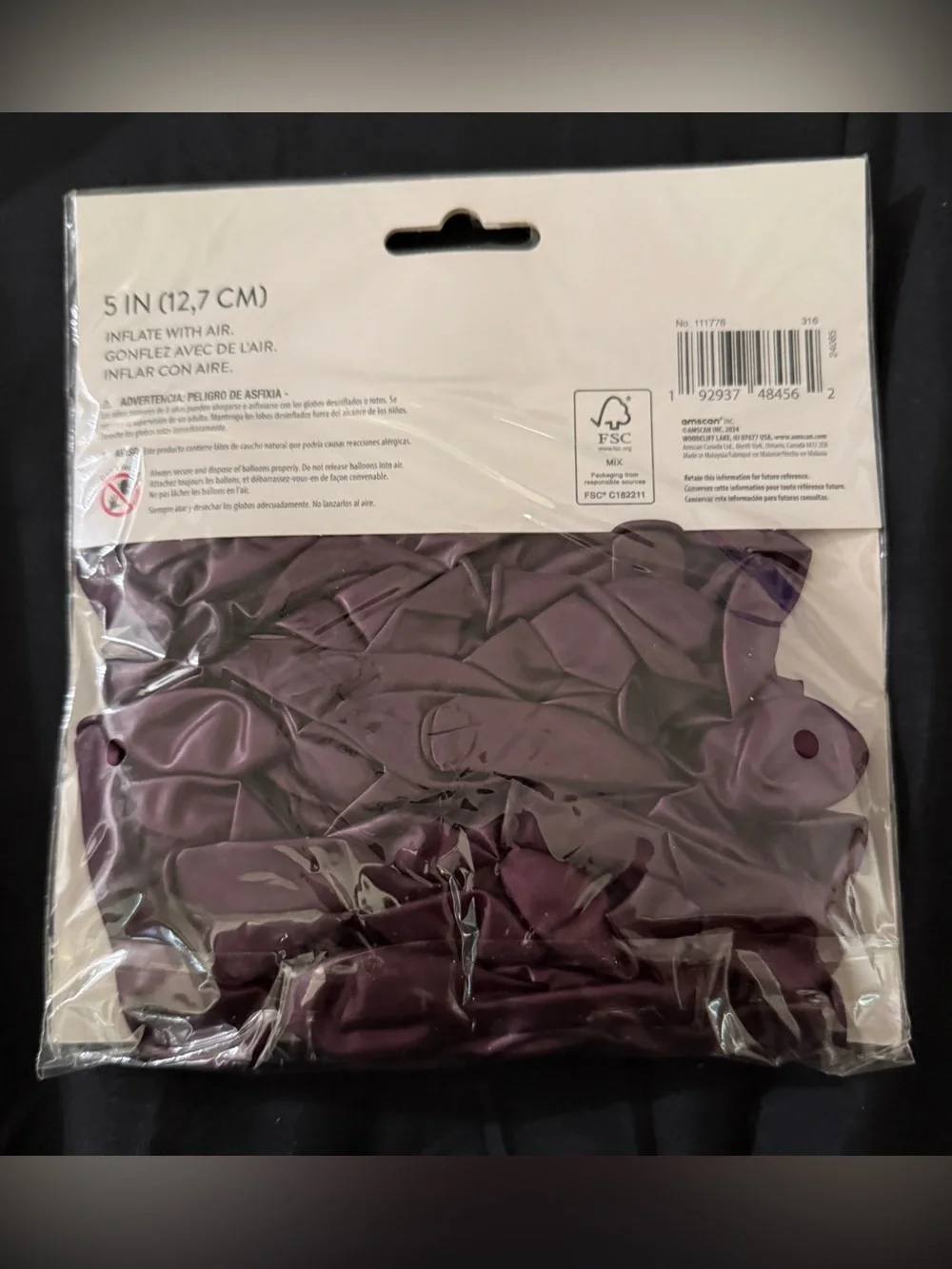 5” Metallic Flamingo Premium Balloon Pack - 50 Count- Air Fill- Small Balloons